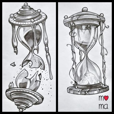 Hourglass Idea Tattoo Hourglass Tattoo Hour Glass Tattoo Design