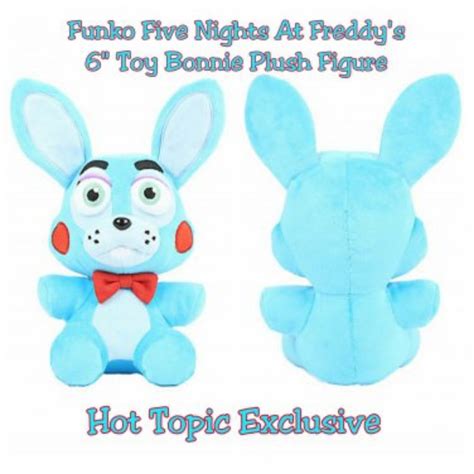 Funko Five Nights At Freddy S FNAF Toy Bonnie 6 Collectible Plush Figure Hot Topic Exclusive