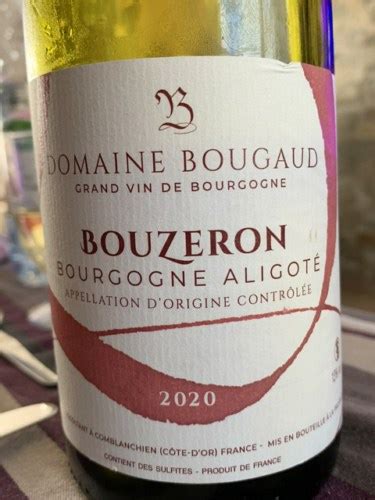 Jean Pierre Bougaud Bouzeron Bourgogne Aligote Vivino US