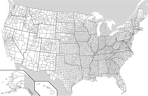 County Map Of Usa – Partistunisie | Printable Us Map With Counties ...