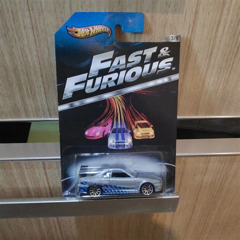 Jual Hot Wheels Fast And Furious Nissan Skyline Gtr R Wing Plastik Shopee Indonesia