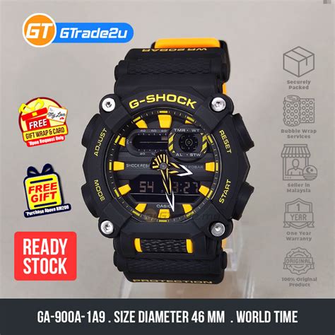 Casio G Shock Men Ga A A Ga A A Analog Digital Ga A Kuning