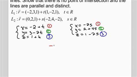 Intersection Of Lines In 3D Space YouTube