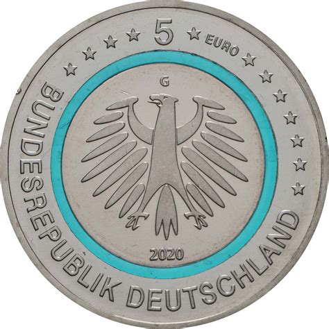 5 Euro Subpolare Zone 2020 G Bfr Deutschland