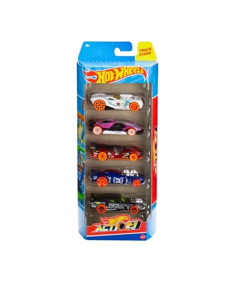 Hot Wheels 5 Li Araba Seti 01806 HLY66 Hot Wheels Action