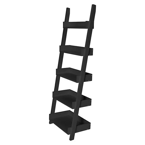 Carnon Black Freestanding 5 Shelf Bookcase H1700mm W600mm Diy At Bandq