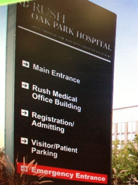 Emergency Dept, Rush Oak Park Hospital, 520 S Maple Ave, Oak Park, IL ...