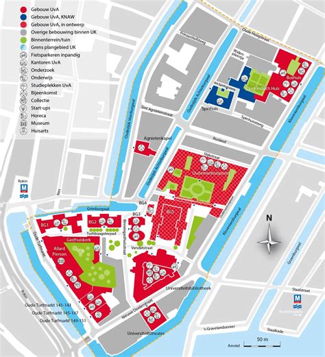 Plattegrond Universiteitskwartier - Campusontwikkeling - Universiteit
