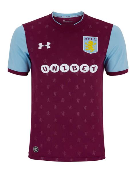 Under Armour Adult Aston Villa Home 17/18 Jersey - Burgundy | Life ...