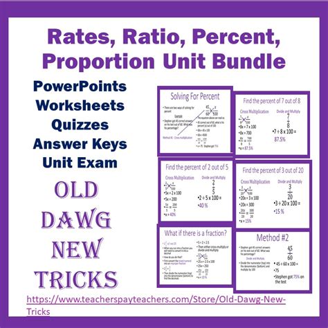 Ratio Proportion And Percent Worksheets