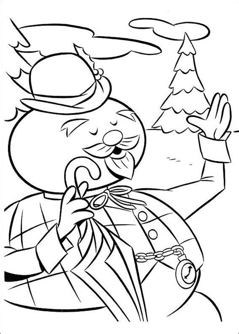 Rudolph The Red Nose Reindeer Rudolph Coloring Pages Cartoon