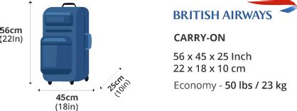 British Airways 2024 Baggage Allowance My Baggage 45 OFF