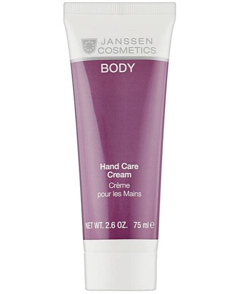 Janssen cosmetics Увлажняющий восстанавливающий крем для рук Body Hand ...