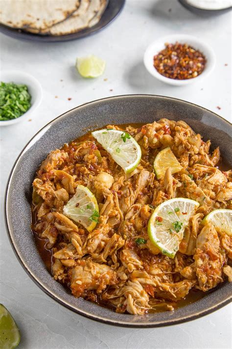 Chicken Tinga Chipotle Shredded Chicken Recipe Chili Pepper Madness