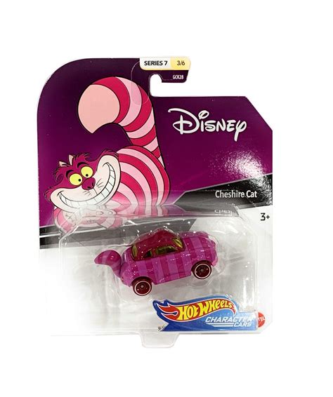 Amazon Hot Wheels Disnery Pixar Character Cars Series 7 1 64 Scale Cheshire Cat Vehicle 3 6
