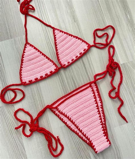 Crochet Bikini Set Bikini Set Etsy