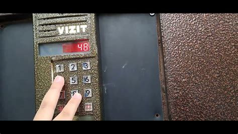 Как Записать Ключ На домофон визит БВД-343R БУД-302S-80 - YouTube