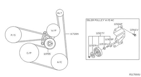 Visual Guide 08 Nissan Altima Serpentine Belt Diagram