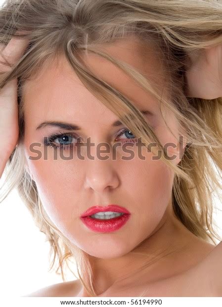 Portrait Nude Blonde Blue Eyes On Stock Photo 56194990 Shutterstock