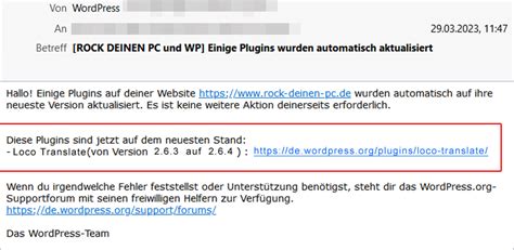 Automatische Updates In Wordpress Optimieren Rock Deinen Pc Und Wp