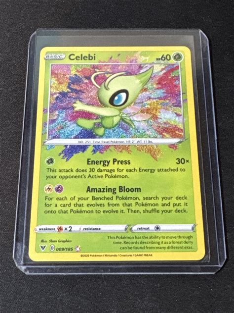 Pok Mon Tcg Celebi Vivid Voltage Holo Amazing Rare Ebay