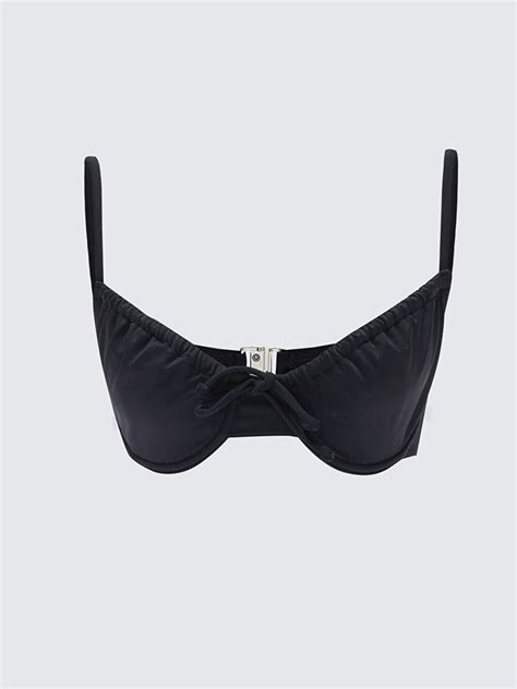 SİYAH Düz Bağlama Detaylı Kadın Bikini Üst S3DI37Z8 CVL LCW