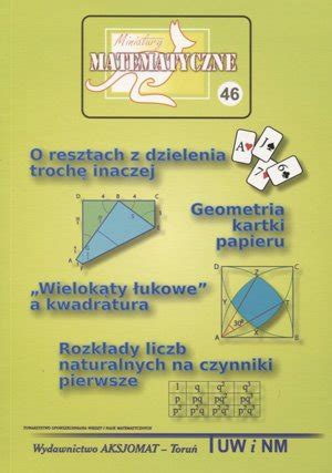 Miniatury Matematyczne O Resztach Z Dzielenia Troch Inaczej