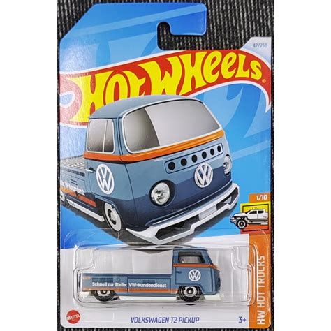 Hot Wheels Volkswagen T2 Pickup Trucks Art Cars Shopee Malaysia