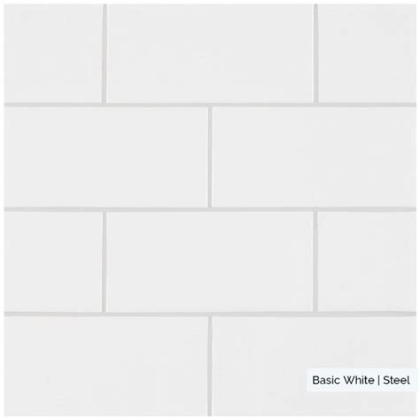 Basic White 3x6 Matte Ceramic Subway Wall Tile Wall Tiles Shower