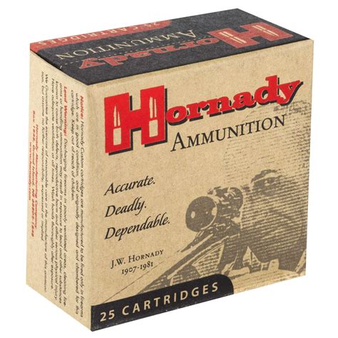 Hornady 90062 Custom 32 ACP 60 Gr XTP Jacket Hollow Point 25 Rd BOX