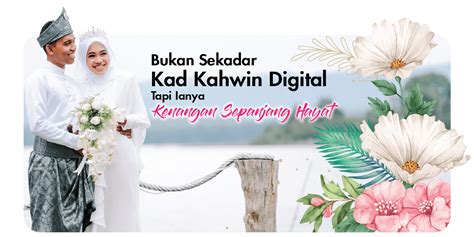 Ucapan Tahniah Perkahwinan Walima Kad Kahwin Digital Premium Eugenia Hyatt