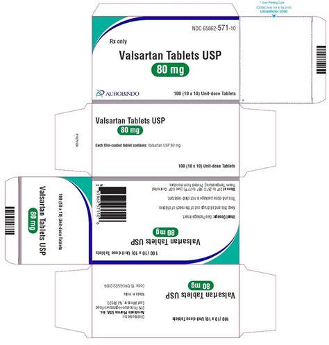 Valsartan Tablets Package Insert