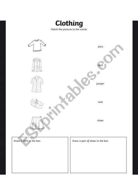 Clothing Esl Worksheet By Jeipibeee