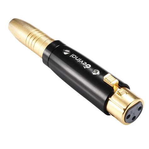 Devinal Xlr Female To 1 4 Female Adapter Upgraded Gold | Desertcart INDIA