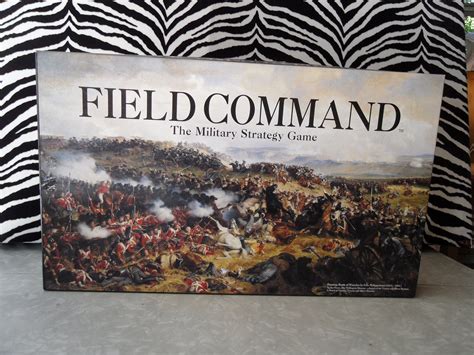 Field Command Military Strategy Board Game Rare And