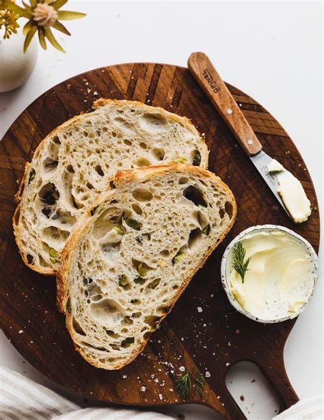 Dill Pickle Sourdough Bread Heartbeet Kitchen