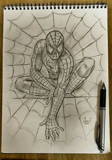 Pin By Jillian On Projects Marvel Art Drawings Spiderman Art Sketch