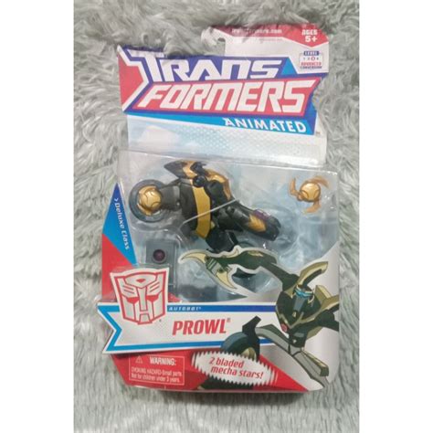 Transformer Animated Autobot Deluxe Class Prowl Bib Shopee Malaysia