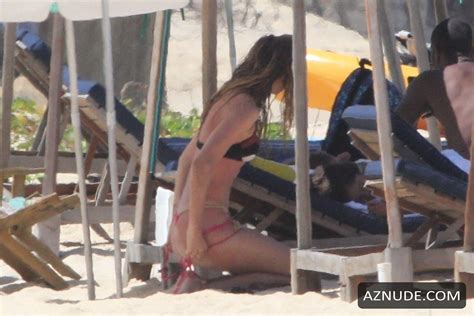 Doutzen Kroes Topless In A Bikini On The Beach In Bahia Aznude