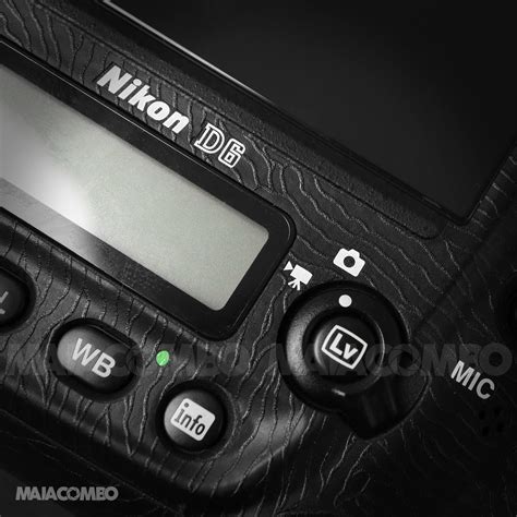 Nikon D6 Camera Skin Wrap Maiacombo