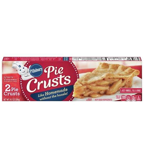 Pillsbury Refrigerated Pie Crusts 2 Ct 141 Oz Box