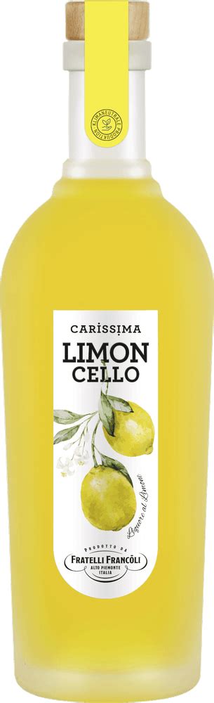 Carissima Limoncello 0 7 l Distillerie Francoli をオンラインで購入 vinello jp