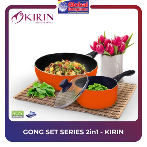 Gong Set In Deep Frypan Cm Saucepan Cm Kirin