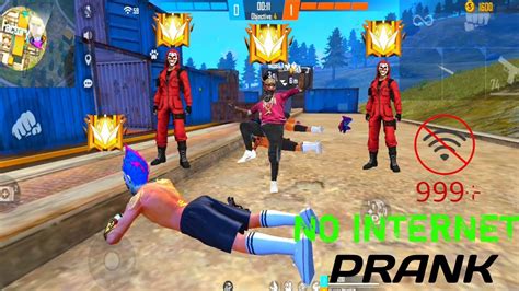 No Internet Prank ।🤣 Free Fire Noob Prank Youtube