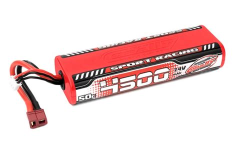 4500mAh 7 4v 2S 30C Rounded Hardcase Sport Racing LiPo Battery With