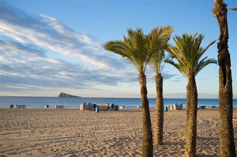 Wschód Słońca Na Malaga Plaży Zdjęcie Stock Obraz złożonej z plaża