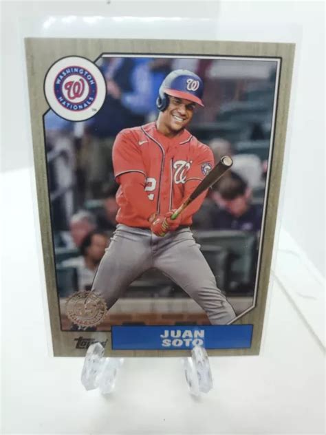 2022 TOPPS UPDATE Juan Soto 75 1987 35th Anniversary 87TBU 22