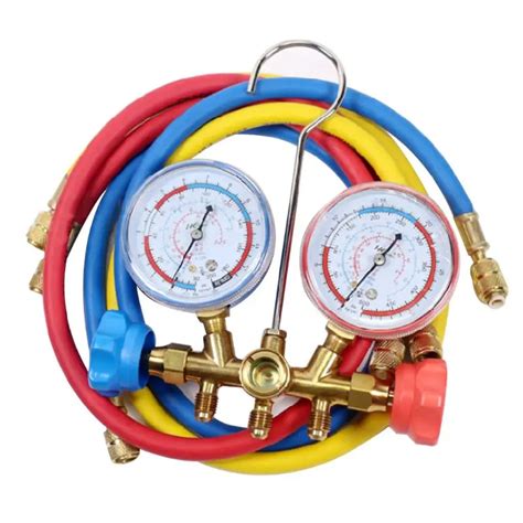 AC Diagnose Verteiler Freon Manometer Schlauch Set 3 Weg für Lade R134A