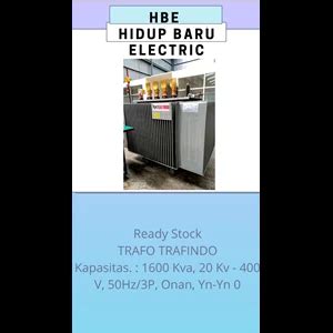 Jual Trafo Distribusi Trafindo 1600 Kva 20 Kv 400 Jakarta Hidup