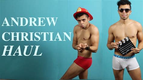 Andrew Christian Underwear Haul Try On And Giveway Youtube